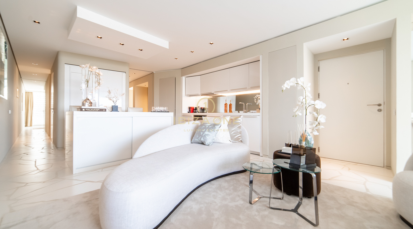 Moderne Luxuswohnung zum Verkauf in Las Boas mit Blick auf die Altstadt, Ibiza