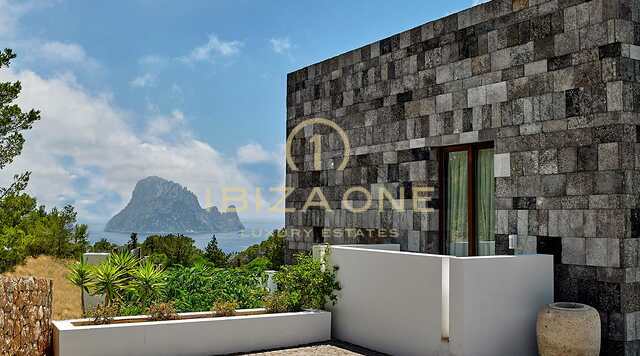 Brandneue Villa mit magischem Blick auf das Meer und Es Vedra zu verkaufen