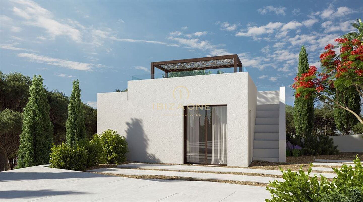 Propriété de luxe modernisée avec maison d'hôtes et vue sur la mer à vendre, Ibiza