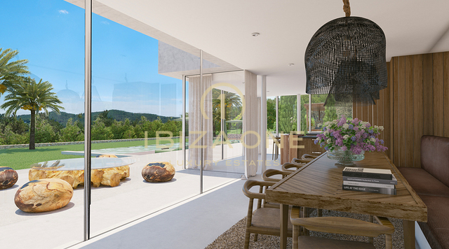 Belle villa en construction sur un très grand terrain dans la vallée de la Morna à vendre