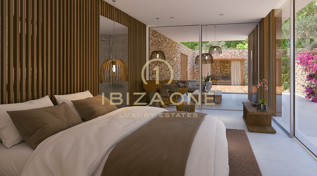 Beautiful villa under construction on a very large plot in the Morna Valley for sale