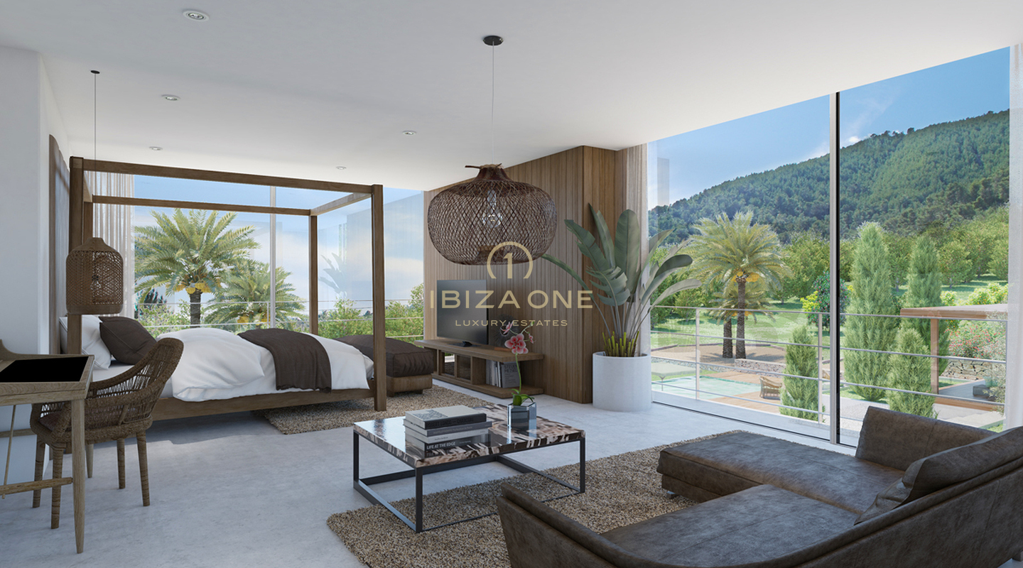Bella villa in costruzione su un terreno molto grande nella Valle della Morna in vendita