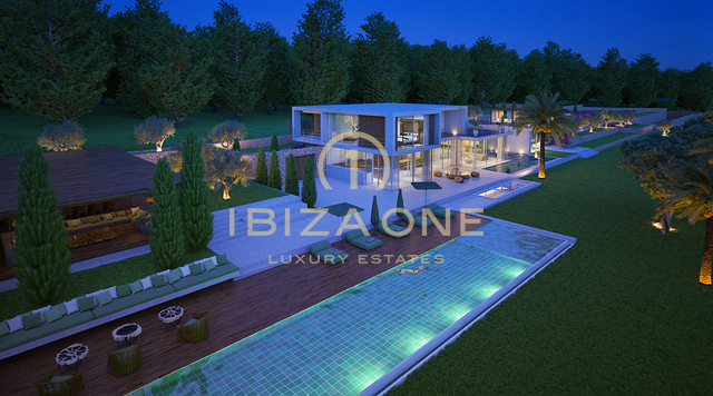Bella villa in costruzione su un terreno molto grande nella Valle della Morna in vendita