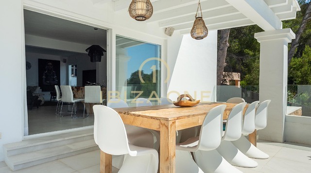 Newly Renovated Luxury Villa with Breathtaking Panoramic Sea Views, Total Privacy, Pool and Jacuzzi for Sale in Es Cubells, Ibiza