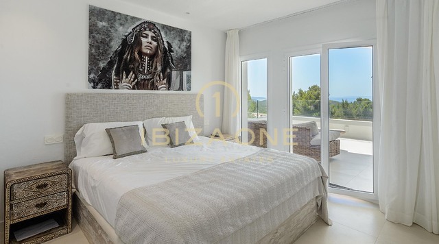 Newly Renovated Luxury Villa with Breathtaking Panoramic Sea Views, Total Privacy, Pool and Jacuzzi for Sale in Es Cubells, Ibiza