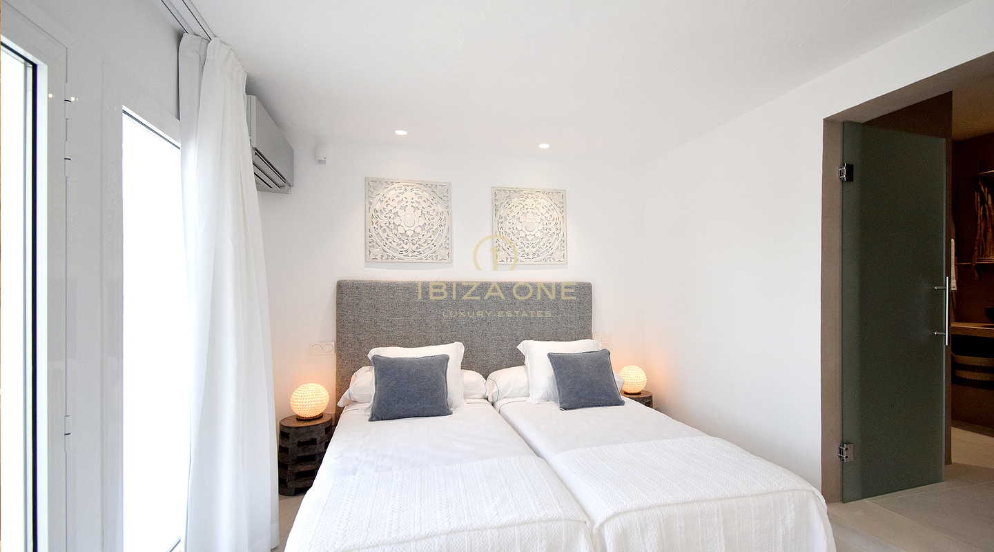 Newly Renovated Luxury Villa with Breathtaking Panoramic Sea Views, Total Privacy, Pool and Jacuzzi for Sale in Es Cubells, Ibiza