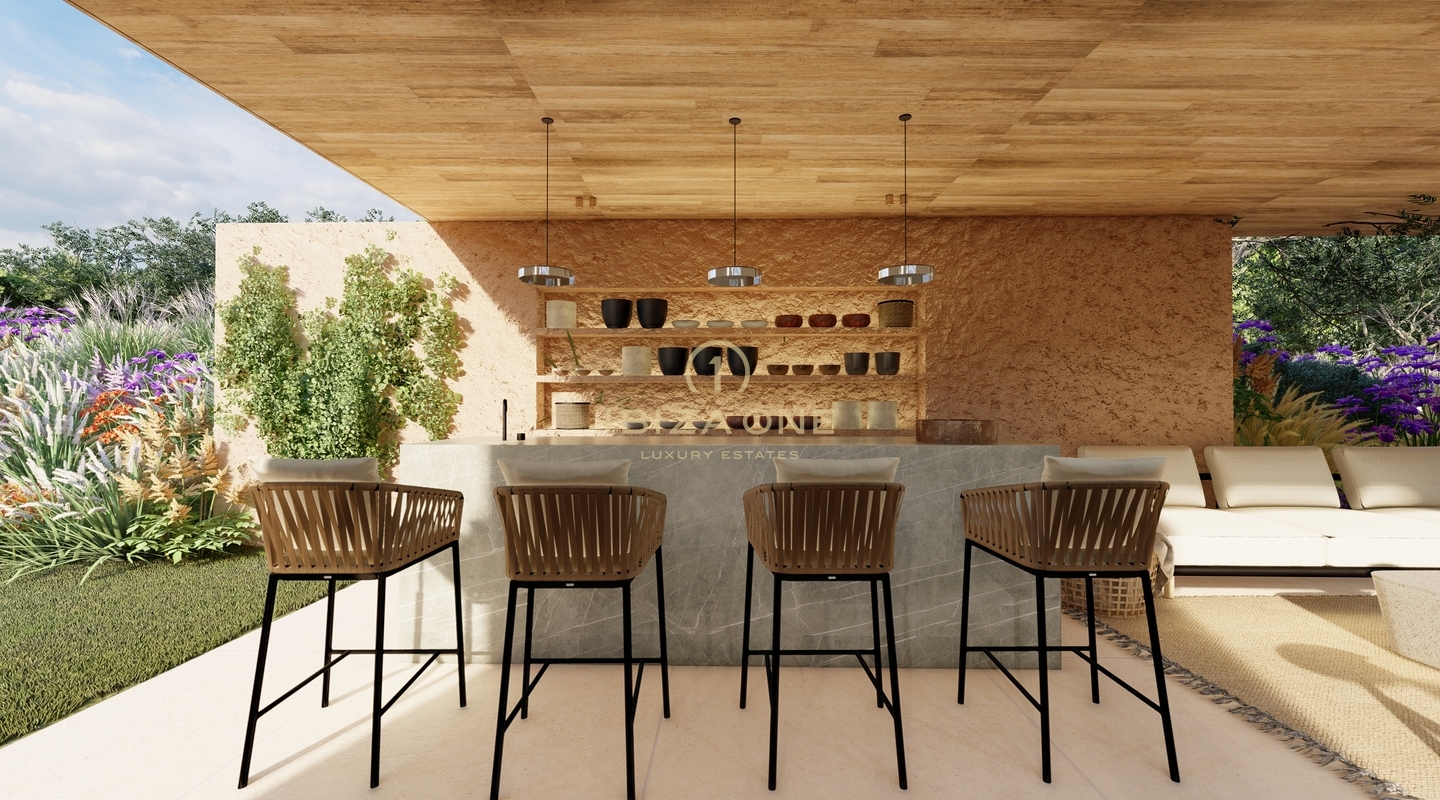 Superbe villa de luxe neuve située entre Cala Conta et Cala Bassa à vendre