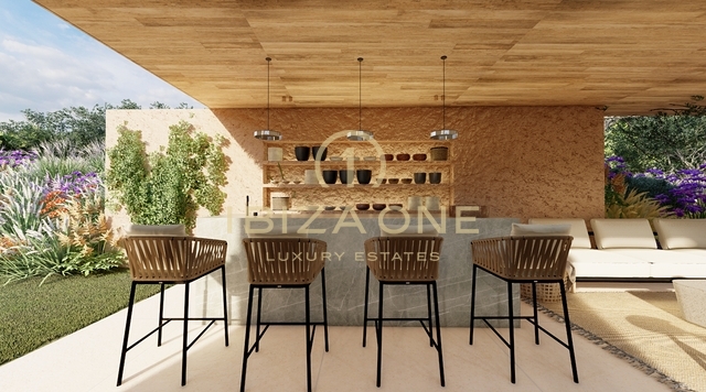 Stunning brand new luxury villa located between Cala Conta and Cala Bassa for sale