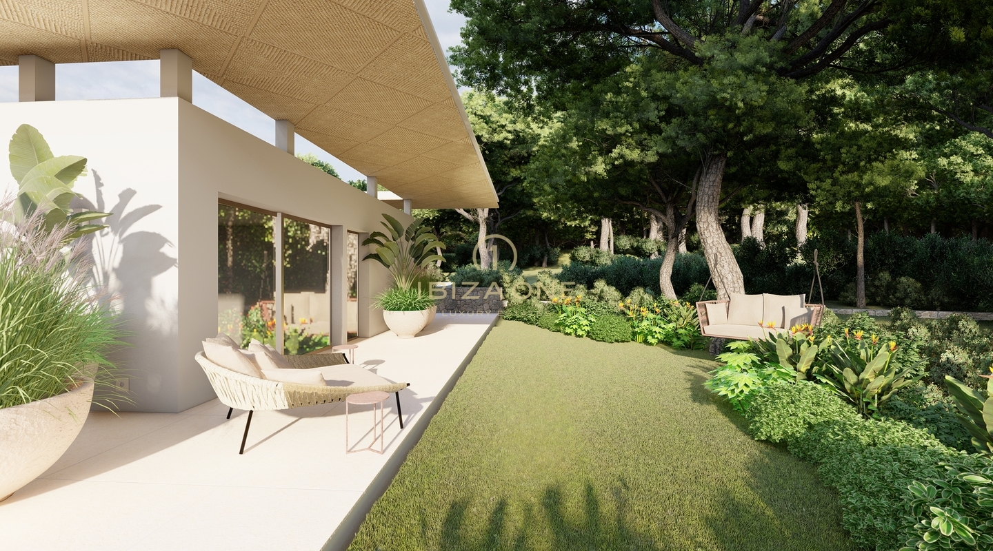 Superbe villa de luxe neuve située entre Cala Conta et Cala Bassa à vendre