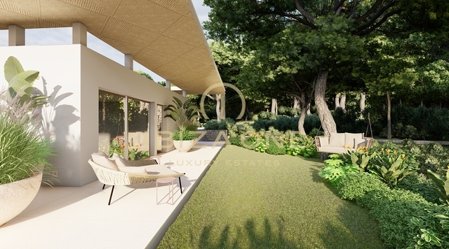Splendida villa di lusso nuovissima situata tra Cala Conta e Cala Bassa in vendita