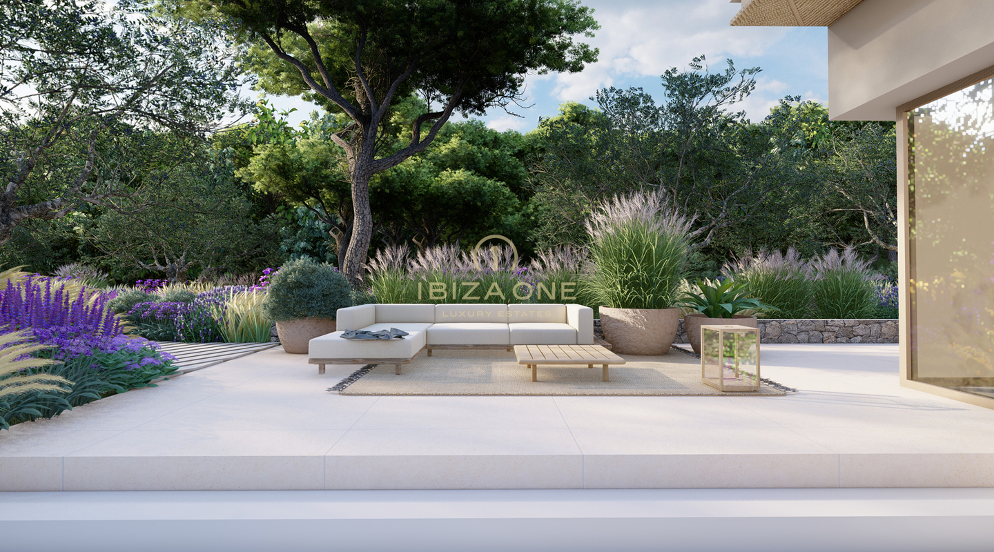 Prachtige gloednieuwe luxe villa gelegen tussen Cala Conta en Cala Bassa te koop