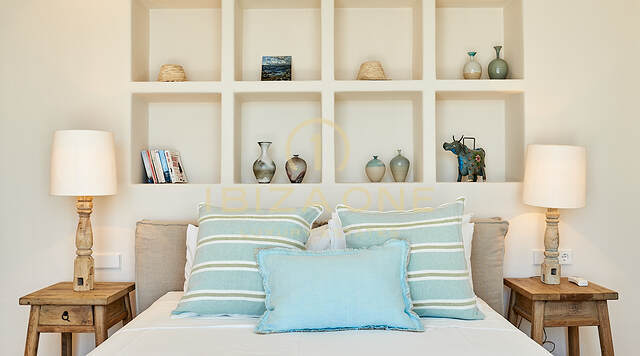 Wonderful first line villa with sea access and private beach for sale