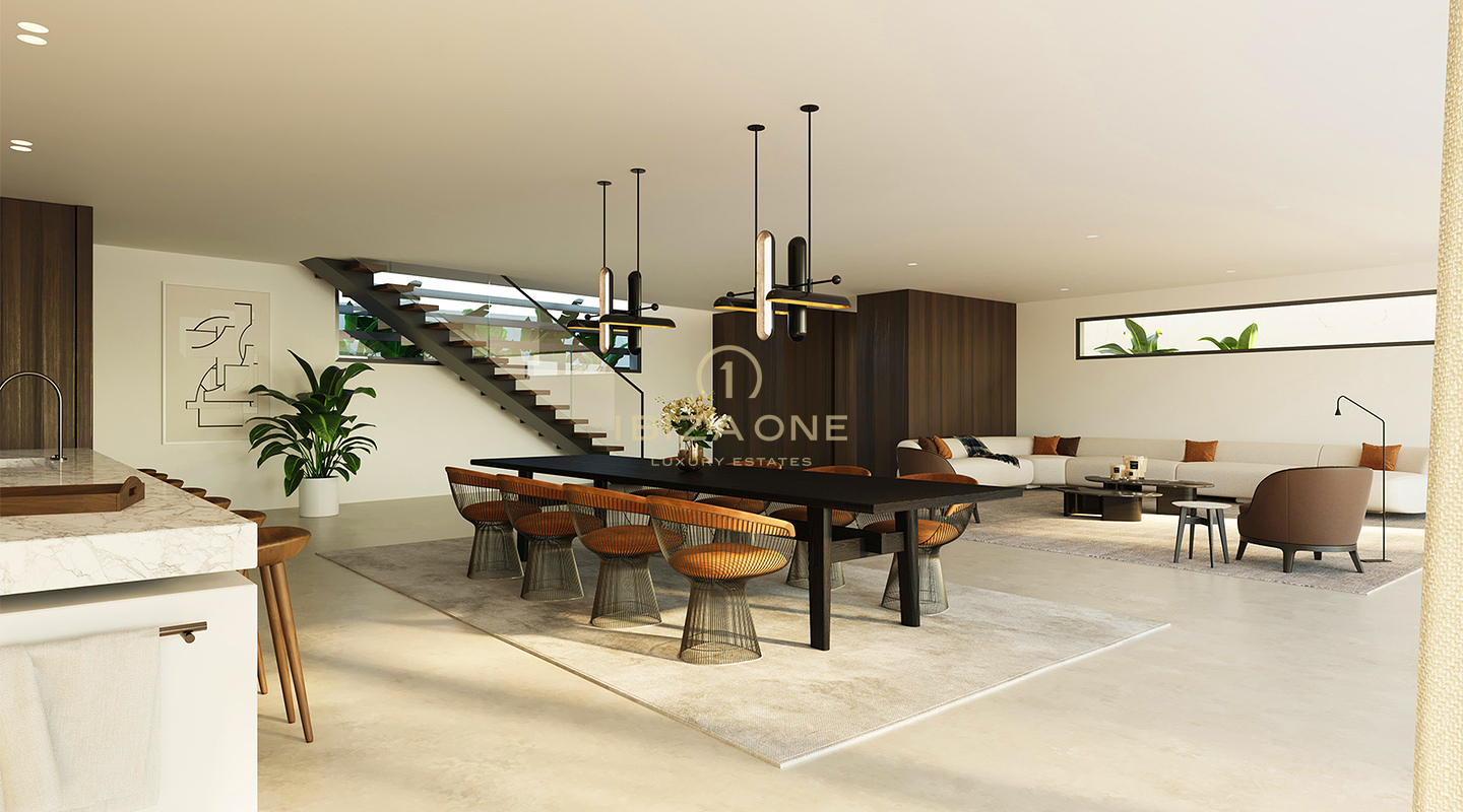 Brand new luxury frontline villas with panoramic sea views for sale in Cap Martinet, Ibiza