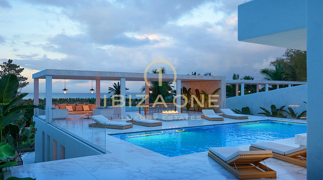 Brand new luxury frontline villas with panoramic sea views for sale in Cap Martinet, Ibiza