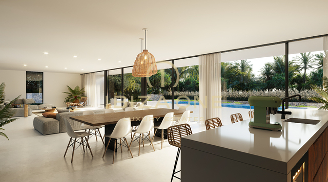 Proyecto de construcción de lujo moderno en Can Pep Simo con vistas al mar en venta
