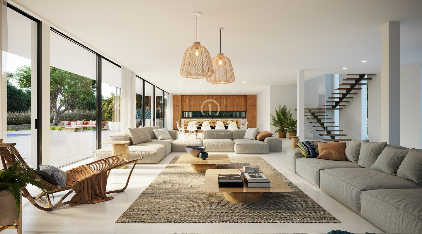 Modern luxe bouwproject in Can Pep Simo met uitzicht op zee te koop