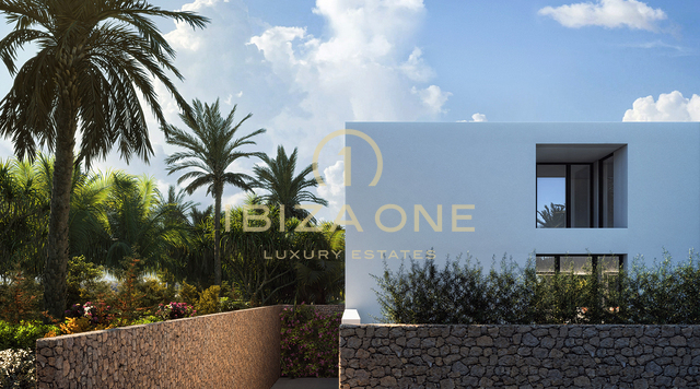 Proyecto de construcción de lujo moderno en Can Pep Simo con vistas al mar en venta