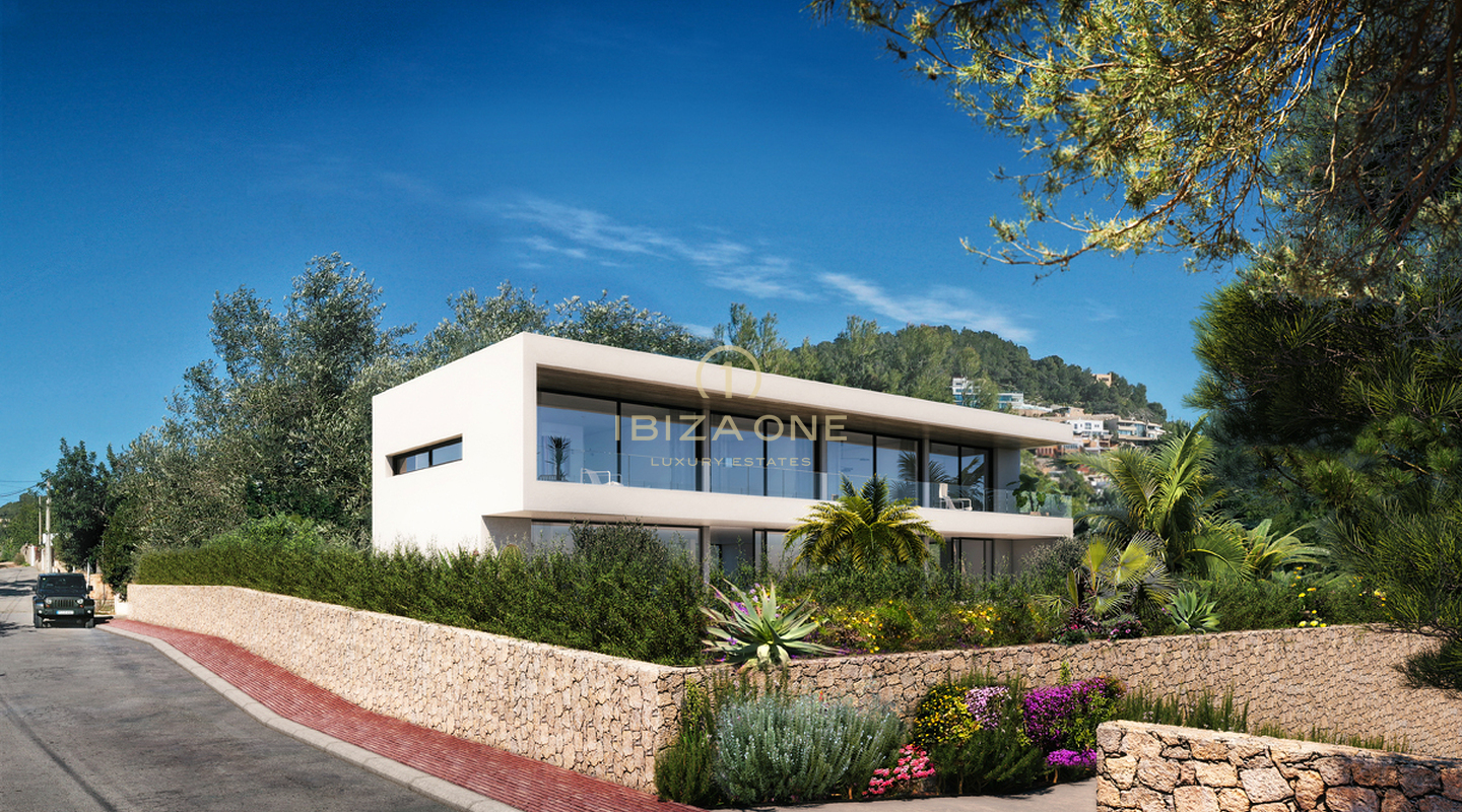 Progetto di costruzione di lusso moderno a Can Pep Simo con vista sul mare in vendita
