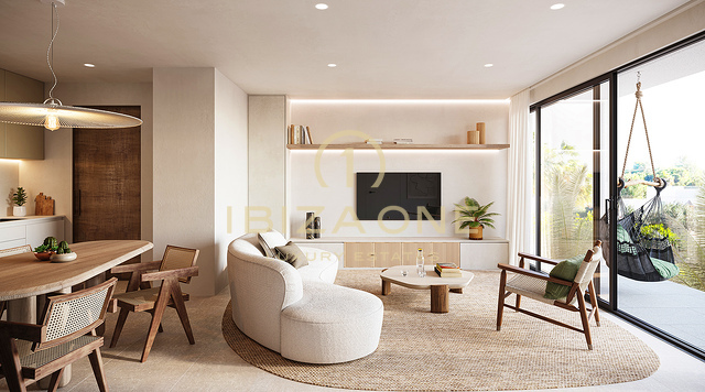 Lujo moderno: Apartamento de lujo en primera planta de obra nueva en venta, Ibiza