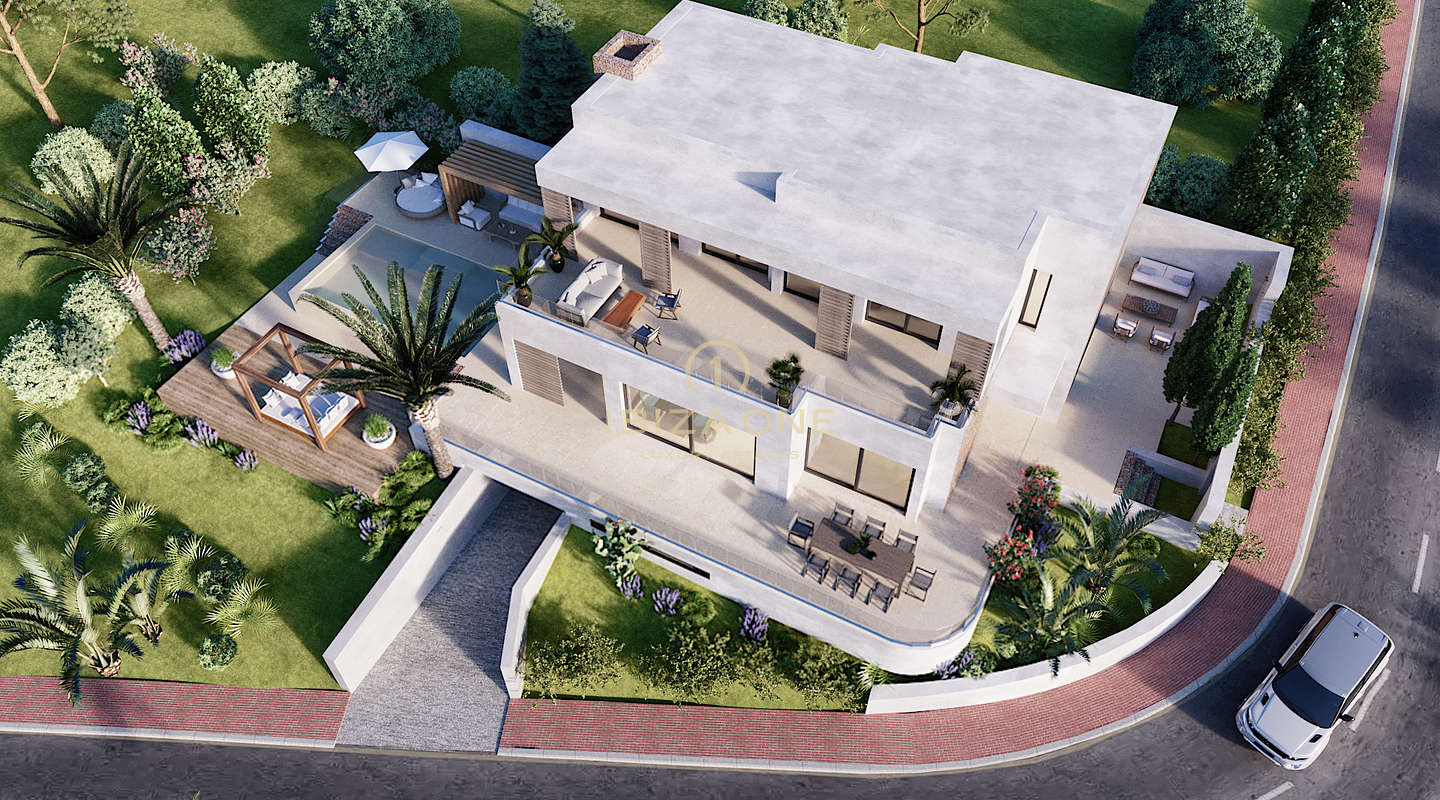 Exclusive luxury construction project in Can Furnet for sale (reserved), Ibiza - Exclusive luxury construction project in Can Furnet for rent, Ibiza