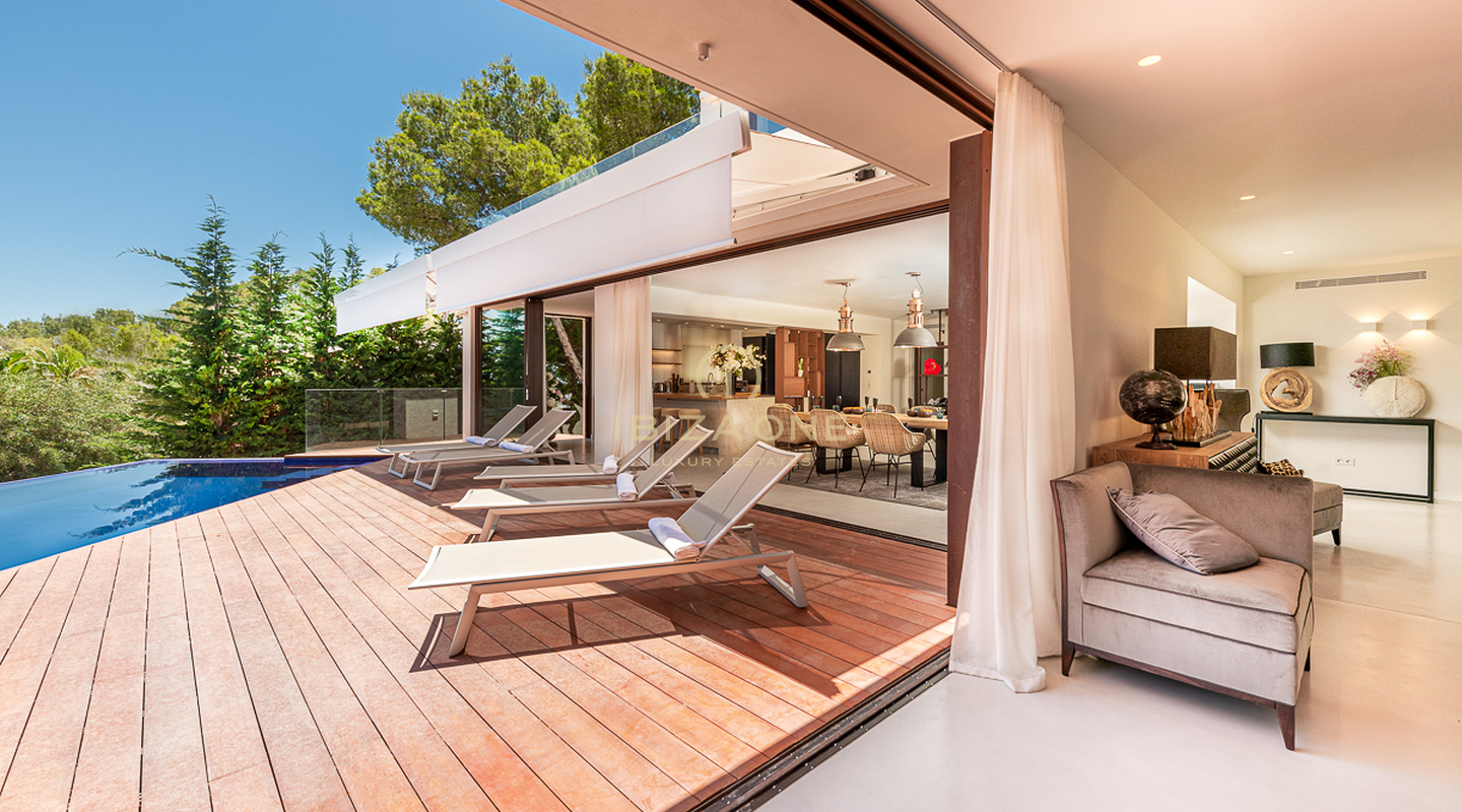 Moderne luxe villa met zeezicht en verhuurvergunning te huur, Ibiza - luxe huis dichtbij Ibiza en de jachthavens te koop, Ibiza