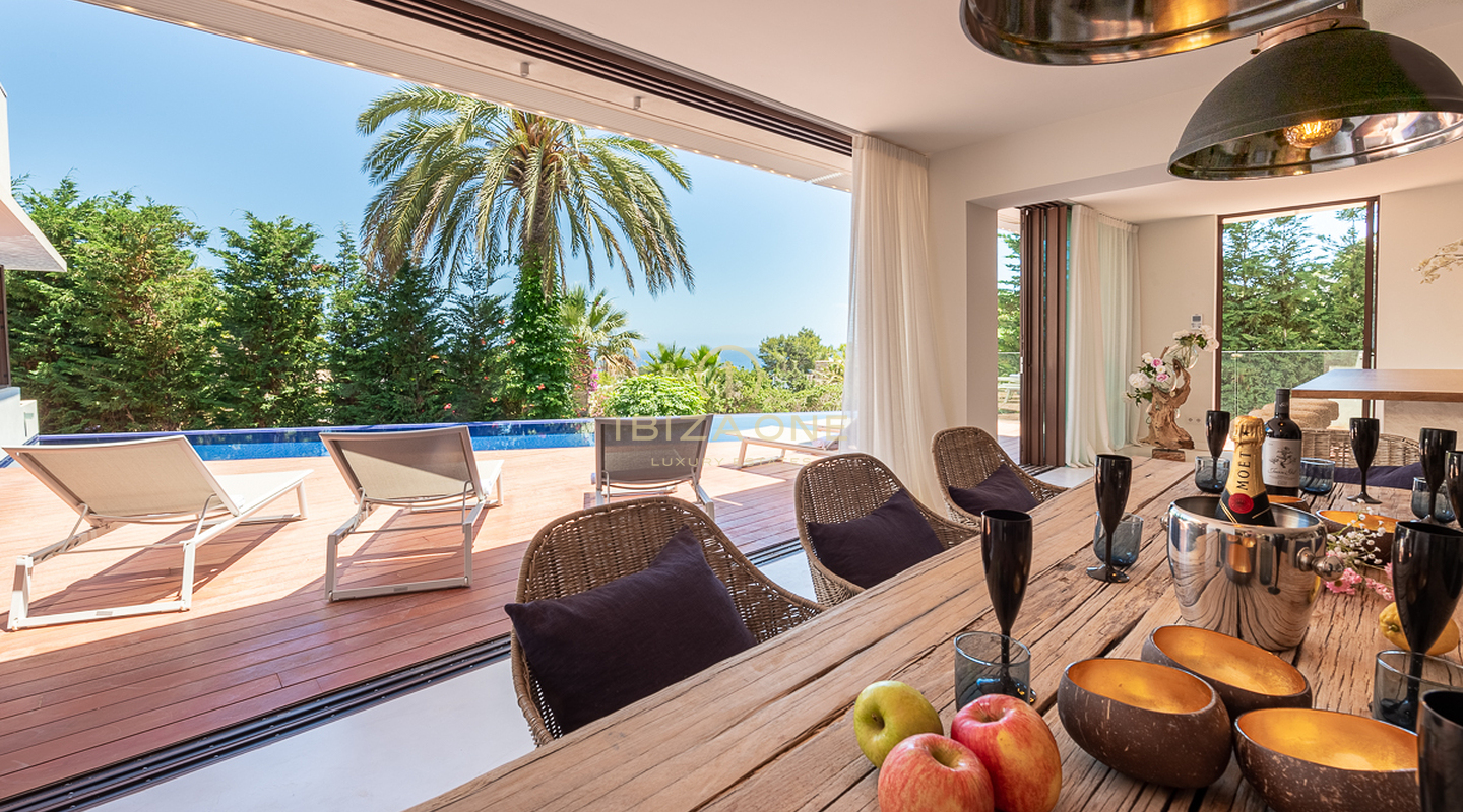 Moderne luxe villa met zeezicht en verhuurvergunning te huur, Ibiza - luxe huis dichtbij Ibiza en de jachthavens te koop, Ibiza