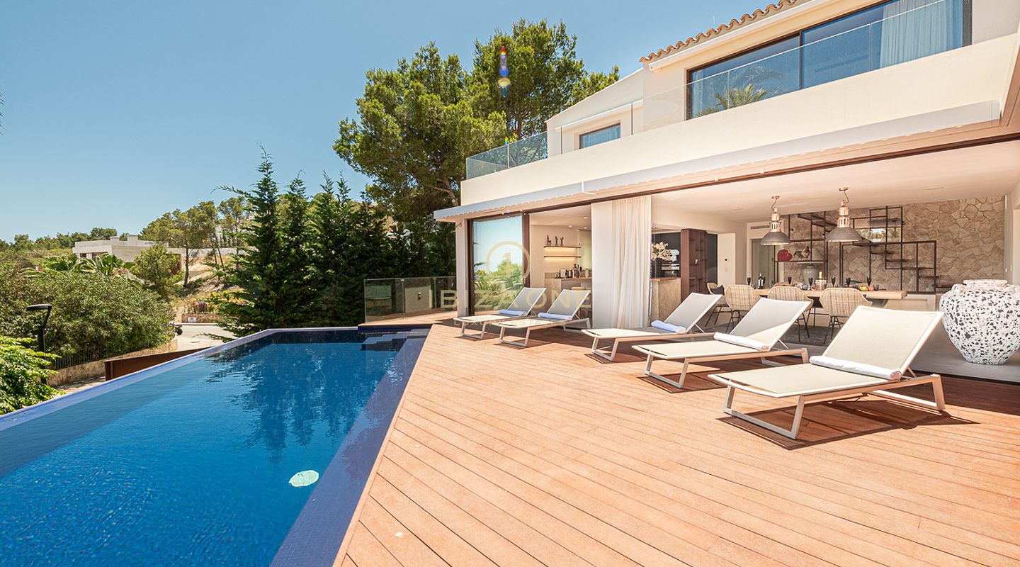 Moderna villa de lujo con vistas al mar y licencia de alquiler en alquiler, Ibiza - casa de lujo cerca de Ibiza y los puertos deportivos en venta, Ibiza