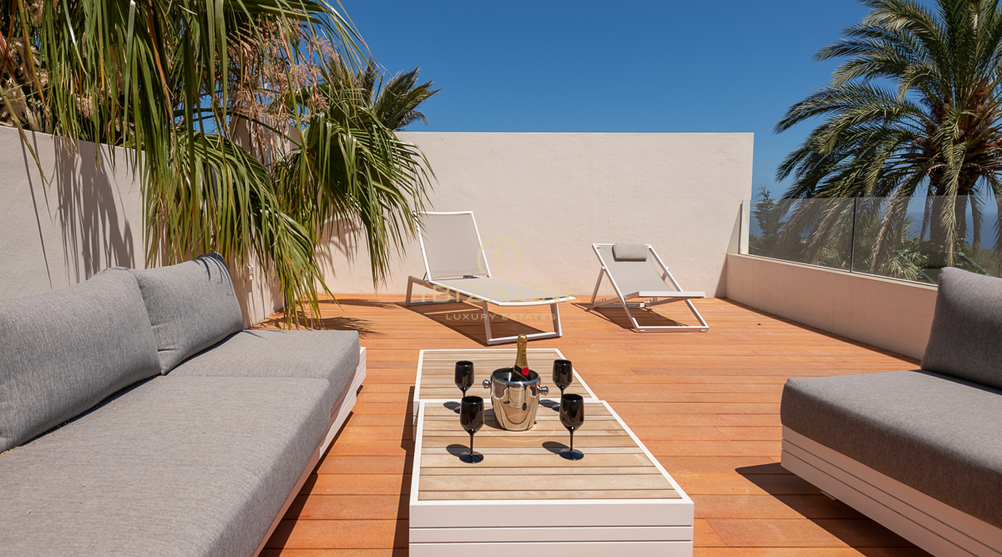 Moderne luxe villa met zeezicht en verhuurvergunning te huur, Ibiza - luxe huis dichtbij Ibiza en de jachthavens te koop, Ibiza