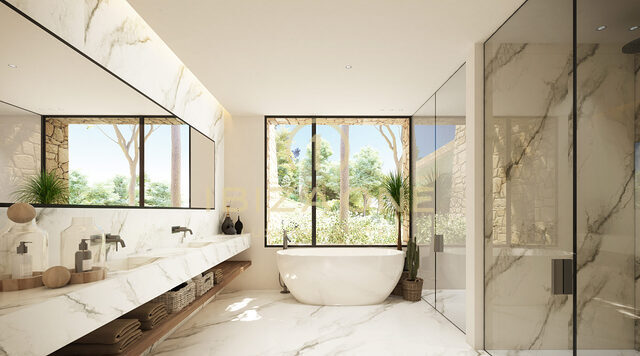 Nieuw geplande luxe urbanisatie met 20 luxe villa's te koop, Ibiza