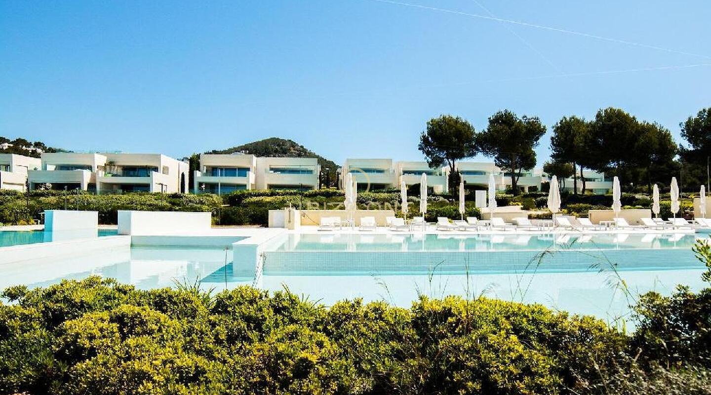Superb luxury apartment overlooking the sea and Dalt Vila in Es Pouet for sale, Ibiza