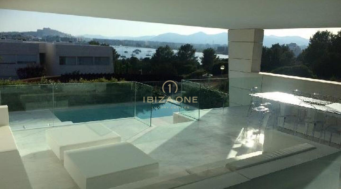 Superb luxury apartment overlooking the sea and Dalt Vila in Es Pouet for sale, Ibiza