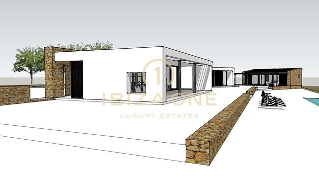 Finca met vergunning voor een vrijstaand huis met zwembad te koop