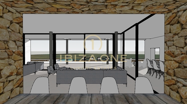 Finca mit Lizenz für ein freistehendes Einfamilienhaus mit Pool zum Verkauf