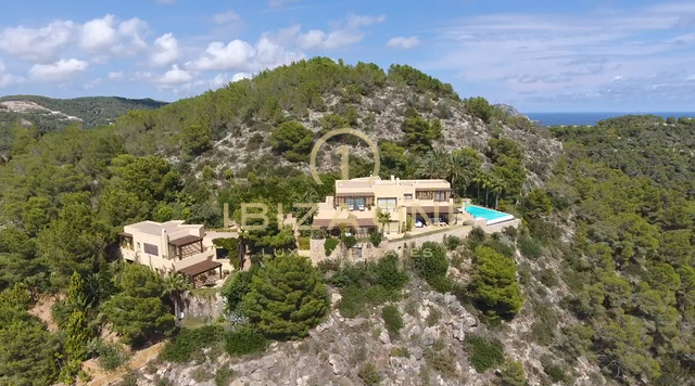 Majestueuze villa met 360º uitzicht op de zee, Dalt Vila en Formentera te koop