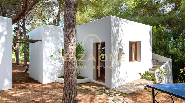 Propriété Finca avec vue sur la mer et la vieille ville d'Ibiza à vendre