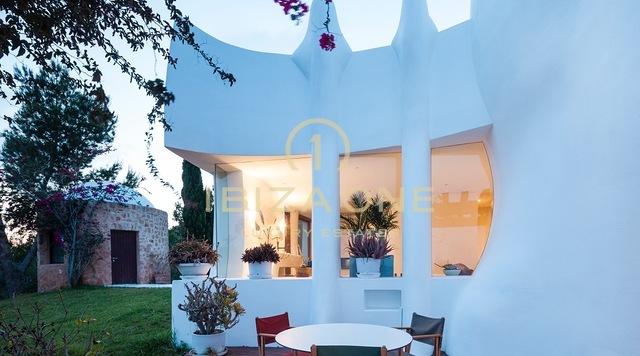 Beautiful luxury holiday villa with stunning views of the sea and the countryside of Ibiza for rent, Ibiza