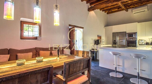 Beautiful luxury holiday villa with stunning views of the sea and the countryside of Ibiza for rent, Ibiza