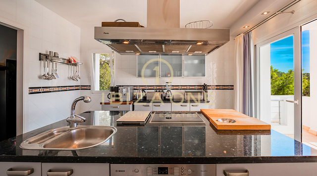 Charming villa with views of the sea, Salinas and spectacular sunsets towards Es Vedra for sale, Ibiza