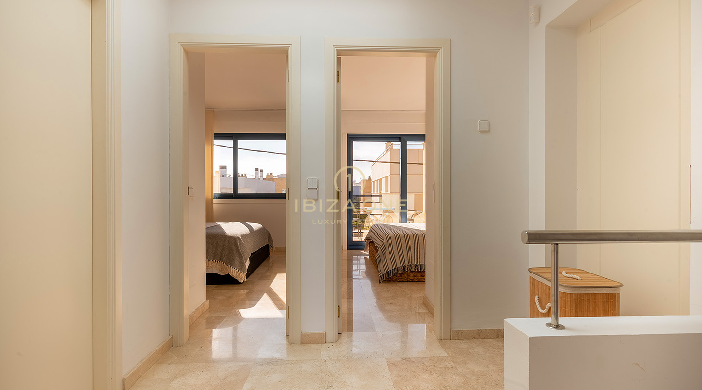 Great luxury townhouse in Illa Plana with sea views for sale, Ibiza - Great luxury townhouse in Illa Plana with sea views for rent, Ibiza