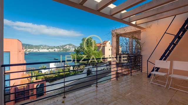 Great luxury townhouse in Illa Plana with sea views for sale, Ibiza - Great luxury townhouse in Illa Plana with sea views for rent, Ibiza