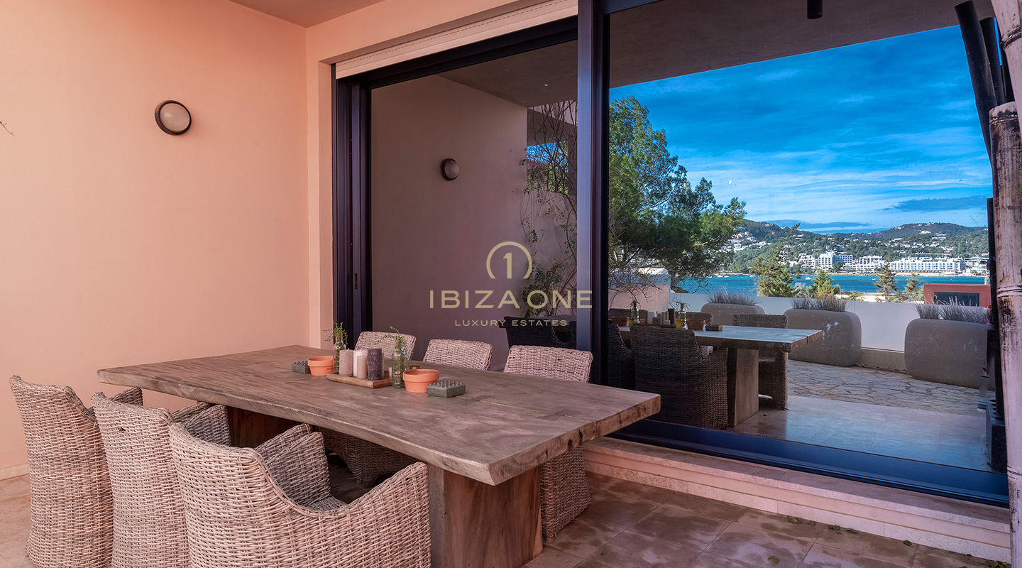 Great luxury townhouse in Illa Plana with sea views for sale, Ibiza - Great luxury townhouse in Illa Plana with sea views for rent, Ibiza