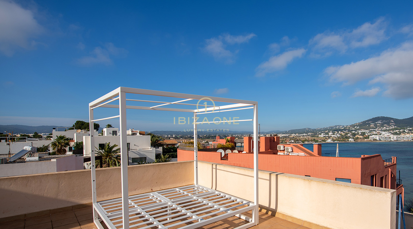 Great luxury townhouse in Illa Plana with sea views for sale, Ibiza - Great luxury townhouse in Illa Plana with sea views for rent, Ibiza