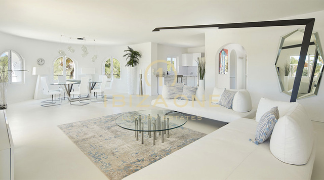 Prachtige villa dichtbij de golfbaan van Ibiza te koop