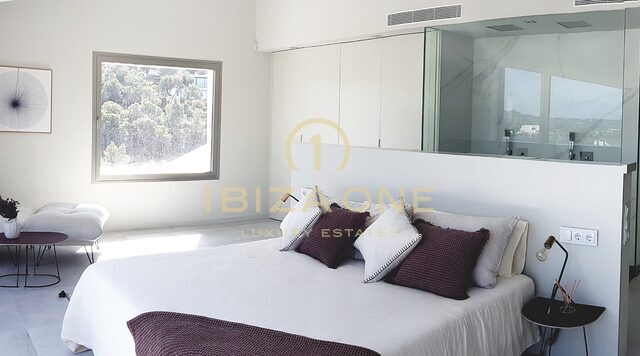 Super luxury modern newly built sea view villa with direct acces to the sea for sale, Ibiza