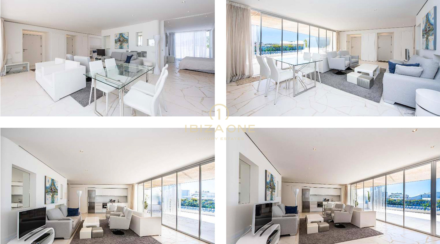 Geweldig penthouse met centraal uitzicht op Dalt Vila en de zee te koop