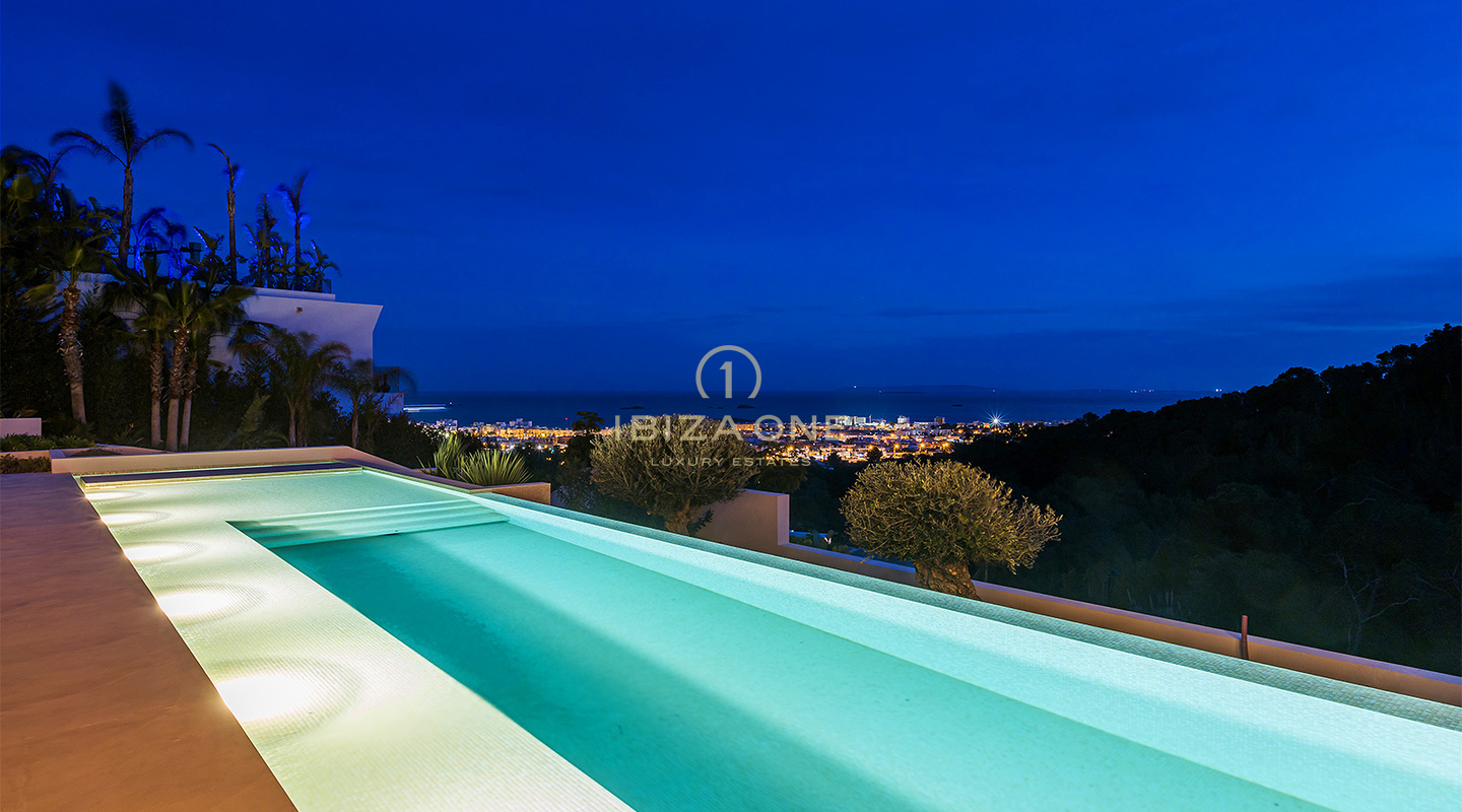 Elite Ibiza Property: Turnkey Luxury Villa with Sea Views, Full Smart Living in Cas Mut for Sale, Ibiza