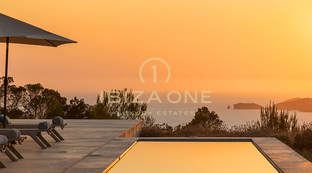 Own the Sunset: Iconic Luxury Ibiza Villa with 945 m², Infinity Views & Total Privacy for Sale in Cala Tarida, Ibiza