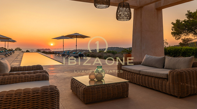 Own the Sunset: Iconic Luxury Ibiza Villa with 945 m², Infinity Views & Total Privacy for Sale in Cala Tarida, Ibiza