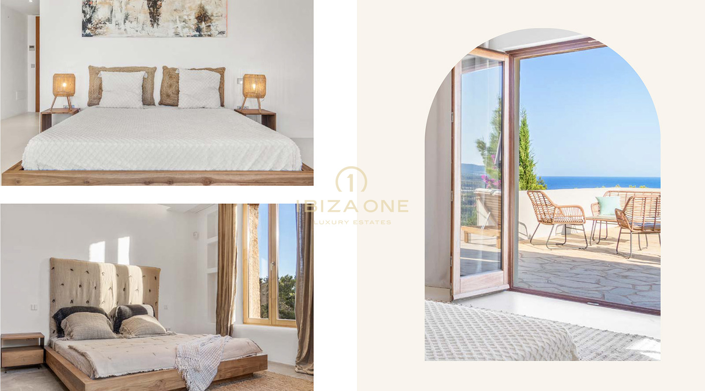 Belle propriété de style hacienda avec 2 piscines et une maison d'amis, vue mer et terre à vendre