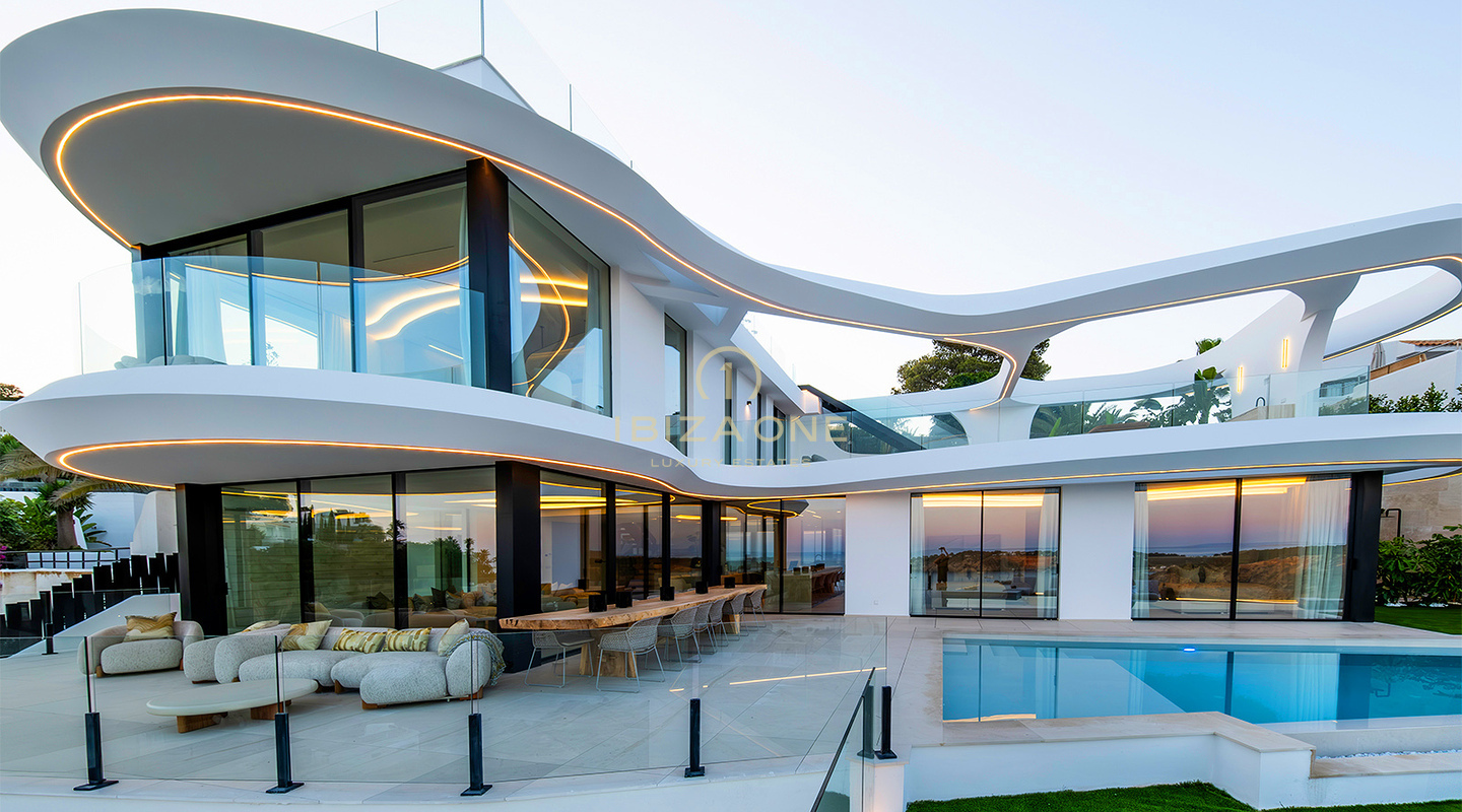 Außergewöhnliche Luxusimmobilie mit Meerblick in einer exklusiven Urbanisation zu verkaufen, Ibiza